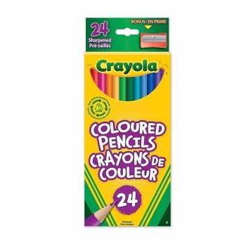 Crayola  可水洗超级尖头记号笔，24 支装