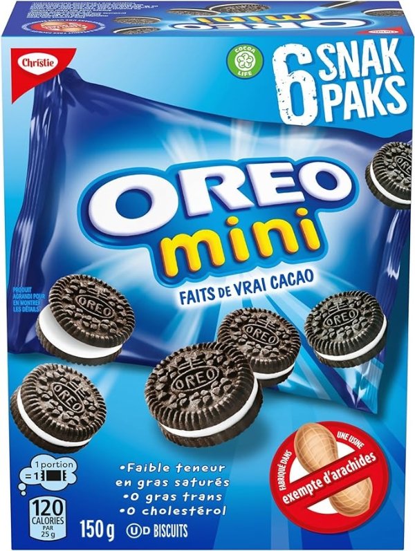 Christie OREO，迷你原味巧克力夹心饼干