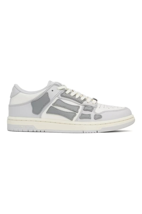 灰色 Skel Top Low Sneakers