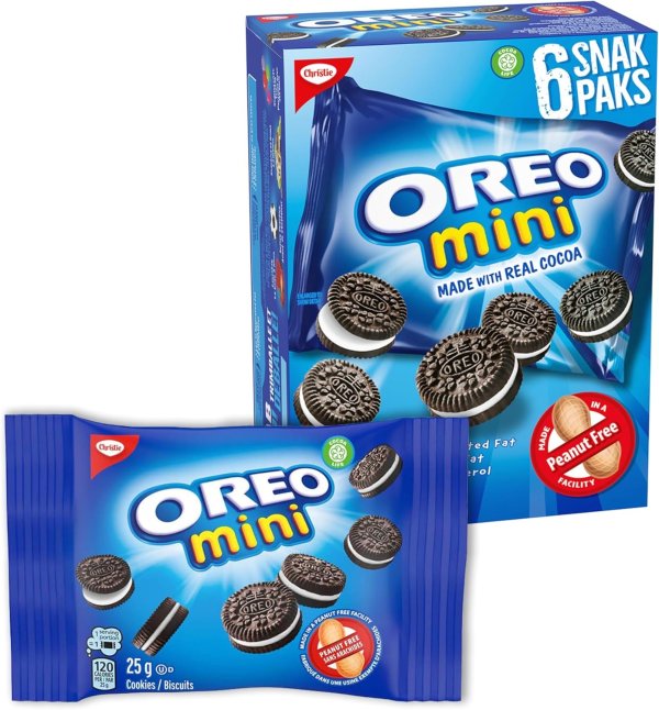 补货‼️OREO 迷你巧克力夹心饼干 敲适合分享给小朋友