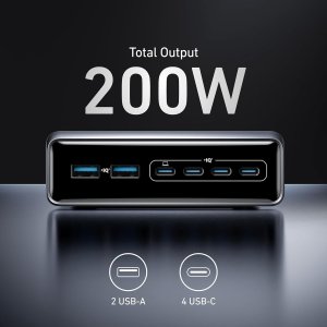 💥史低价💥：Anker Prime 桌面充电器 200W 4C2A 氮化镓