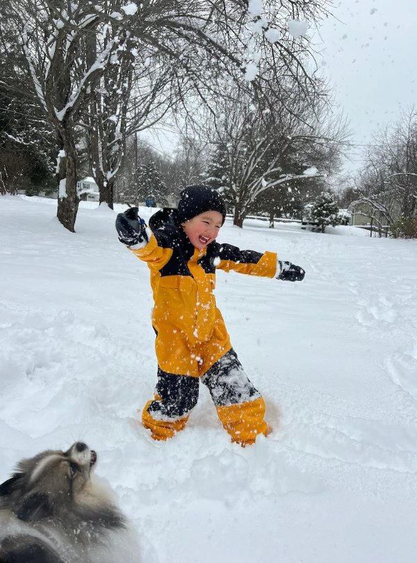 幼儿 Burton 2L 连体防雪服
