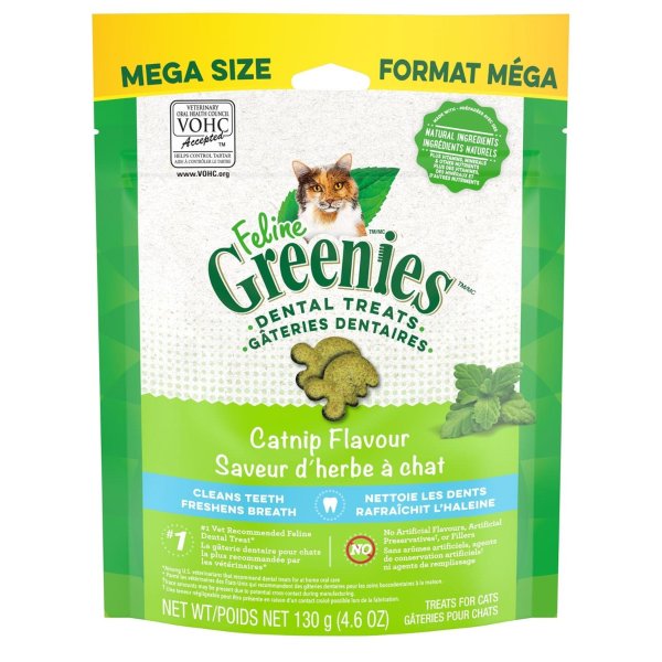 Greenies 猫薄荷味洁牙猫零食