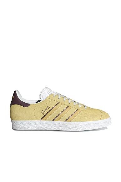 Gazelle in Almost Yellow, Oat, & Maroon