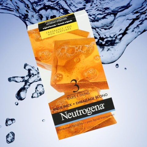 🌸Amazon春季大促：Neutrogena 露得清 琥珀香皂 1盒3块便宜到底