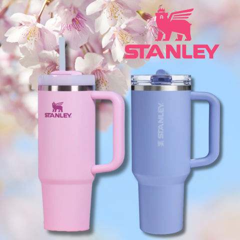 樱花色$46收30oz🌸断货快！上新：Stanley 春季系列 樱花&绣球花 史上最美系列诞生啦！