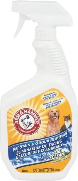 Arm & Hammer Litter 宠物污渍及臭味去除剂，950 毫升瓶装