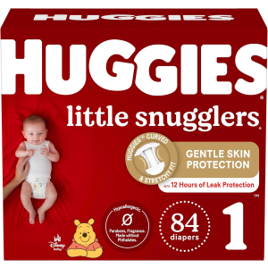 Huggies Little Snugglers 婴儿纸尿裤1号84片 加拿大医院首选