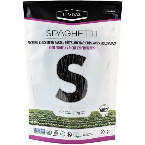 5件享额外9.5折LIVIVA有机黑豆意大利面 200g