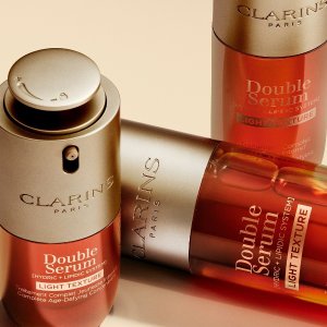 上新：Clarins 娇韵诗 轻盈双萃精华 小白盾防晒套装$65(值$93)