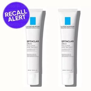 L’Oreal 欧莱雅因含有致癌物被召回💥理肤泉Effaclar Duo祛痘乳