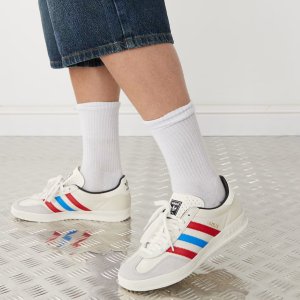 Adidas德训鞋 历史坠低红蓝白Gazelle $50收！女生码全