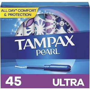 Tampax 易推导管式卫生棉条 45条 防漏无异物感