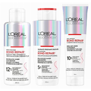 L'Oreal Paris 欧莱雅高浓度柠檬酸发芯绷带洗发护发3件套