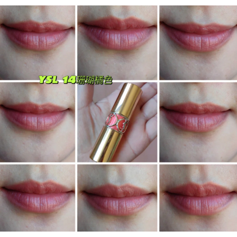 YSL Loveshine #14珊瑚橘