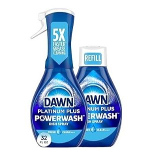 Dawn 洗碗喷雾+补充装 经典香型祛油彻底 946ml用好几个月