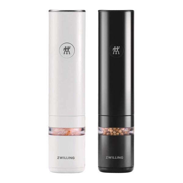 电动盐和胡椒研磨器套装 2件套