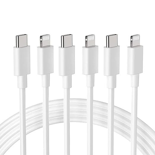 Elktry USB C to Lightning 快速充电线3根装