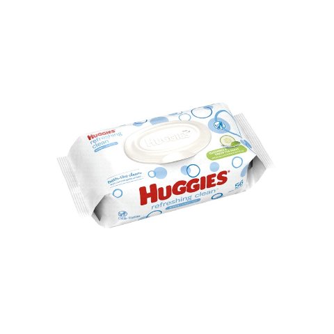 Huggies清爽清洁婴儿湿巾56片 低过敏性