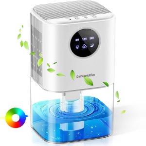 ANOEPUY 家用除湿机 58oz容量 适用于浴室/地下室/车库