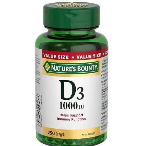 NATURE'S BOUNTY 自然之宝维生素D3胶囊 500粒