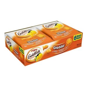 Goldfish Cheddar 好多鱼芝士饼干 6包 超级浓香赶紧囤货