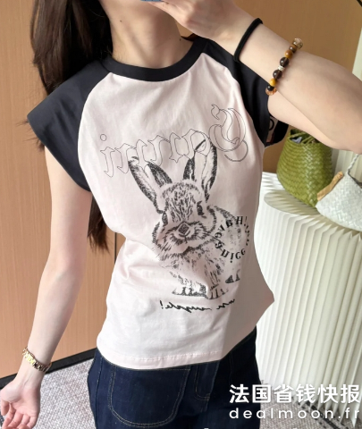 GanniM码 反季捡漏兔子T恤