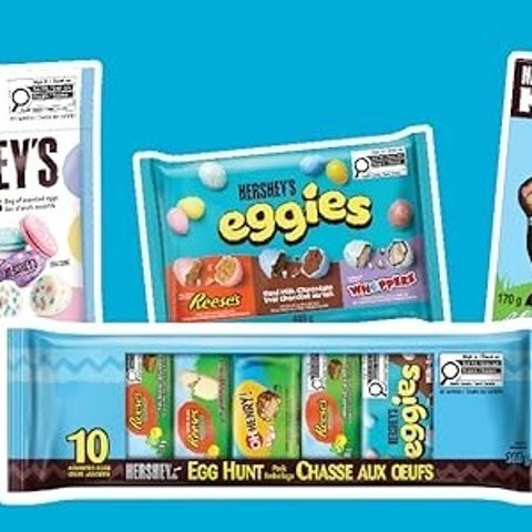 限时5折！200g彩色款$2.75🥬白菜价🥬：HERSHEY'S EGGIES 彩蛋巧克力 多款可选