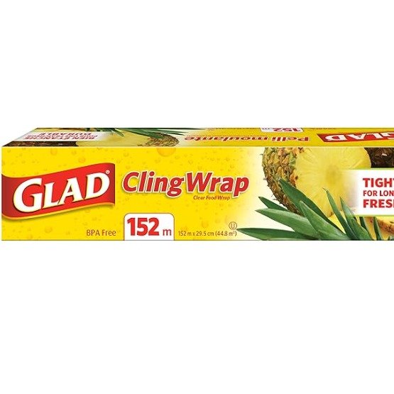 Glad 保鲜膜 152米卷 不含增塑剂 适合储存和重新加热剩菜