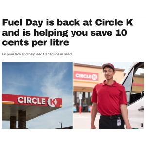 5/22 circle K fuel day