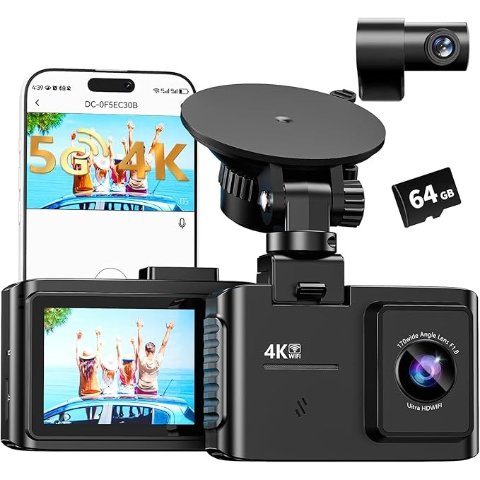 WANLIPO 4K + 1080P 双录行车记录仪