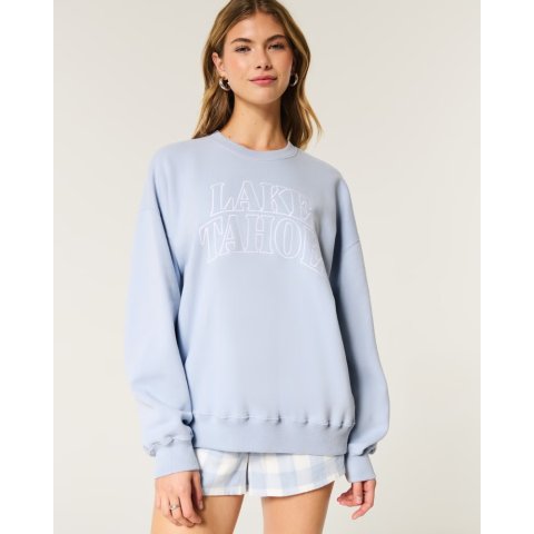 Oversized 圆领卫衣