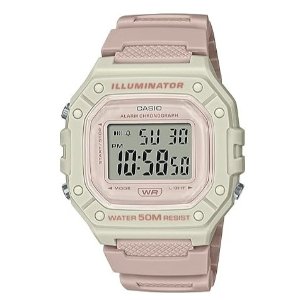 Casio 运动手表 粉色 找回学生时期的感觉 浅春系穿搭get！