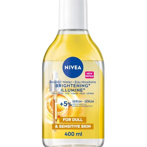 🥬白菜价🥬：NIVEA VC亮白卸妆水400ml 适合暗沉+敏感肌！