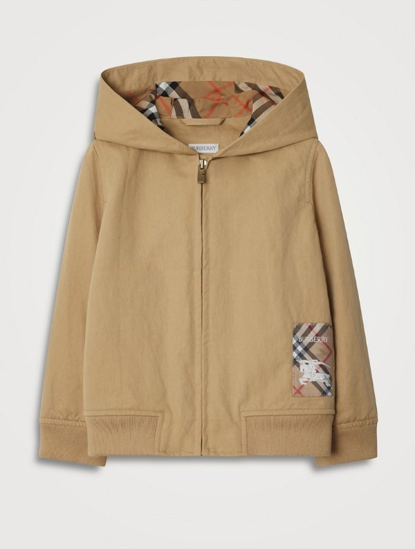 尼龙棉质连帽夹克