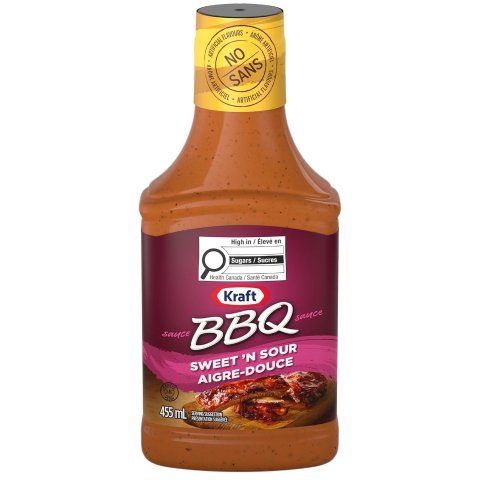 $0.97/瓶💥史低价💥：Kraft 卡夫酸甜味BBQ烧烤酱 455ml*10瓶