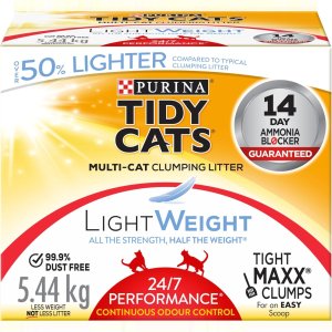 Tidy Cats 24/7高性能猫砂5.44 公斤 轻便型多猫适用