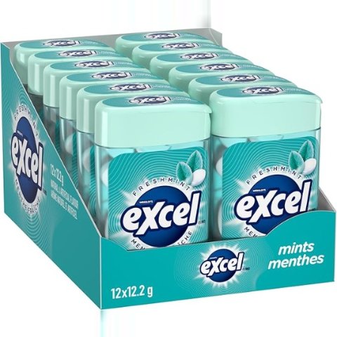 $1/盒Excel Mints 薄荷糖12盒 彻底告别口臭