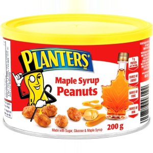 🥬白菜价🥬：Planters 枫糖花生200g 外层酥脆甜而不腻