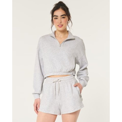 Gilly Hicks Active Cooldown  四分之一拉链上衣