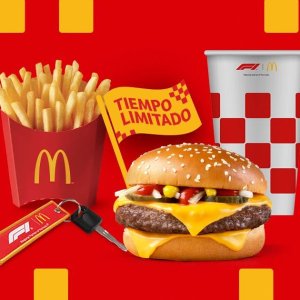 蹲❗️McDonalds 麦当劳 x F1「儿童套餐」送玩具