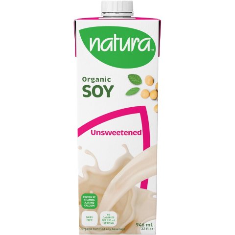 全新包装！$2.89起🍁加拿大产品：Natura 原味有机豆浆946ml 无糖版