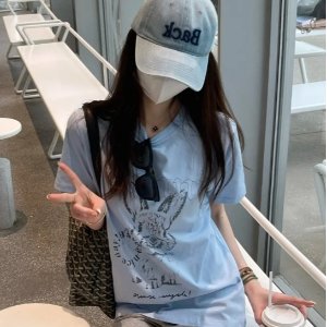 Ganni 白菜价T恤 | 封面兔子T恤$97、秦岚同款仅$67(原$135)