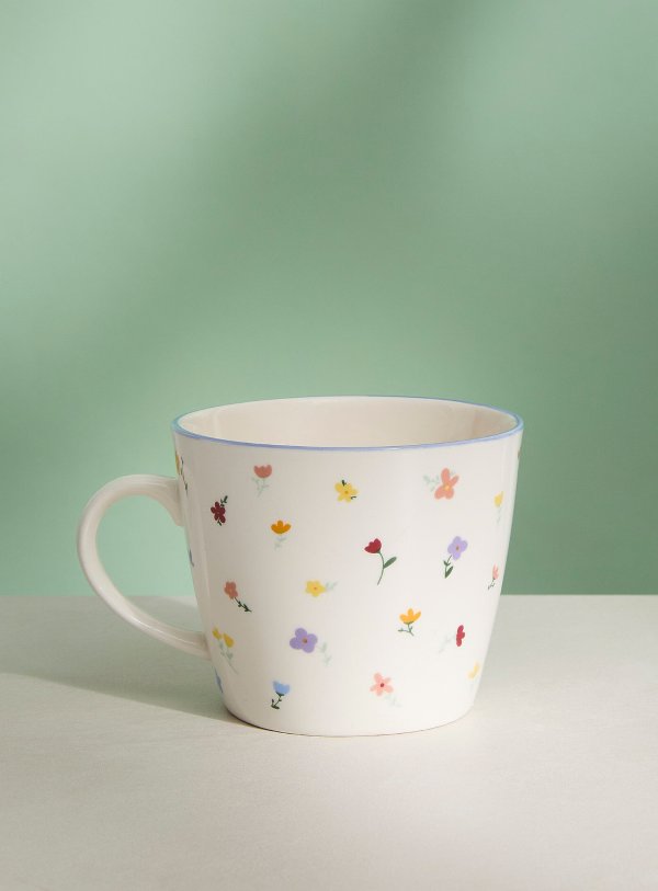 奶油花花杯