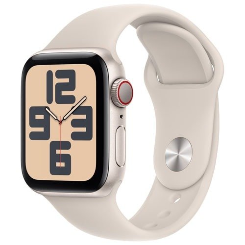开箱 - Apple Watch SE（GPS + 蜂窝网络）40 毫米星光铝金属表壳搭配星光运动表带 - 小号 / 中号