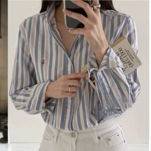 Polo Ralph Lauren男女都可穿！！棉质条纹衬衫
