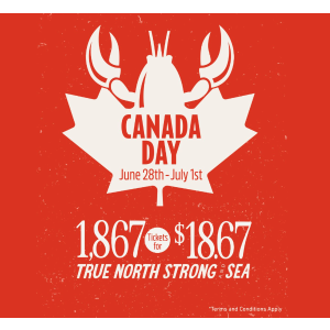 $18.67 Canada Day Promotion | Ripley’s Aquarium of Canada in Toronto门票限时折扣