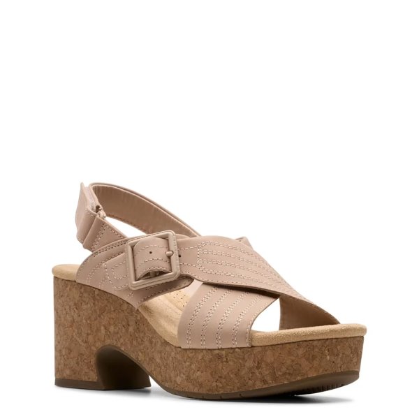 Clarks 厚底凉鞋