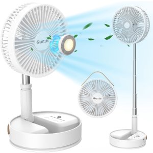 Quntis 8 英寸可折叠落地风扇