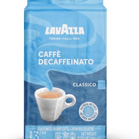 Lavazza 正宗意大利中度烘焙脱咖啡因混合咖啡 250g